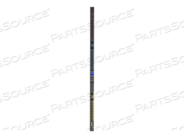 EATON EPDU G3 METERED INPUT - POWER DISTRIBUTION UNIT ( RACK-MOUNTABLE ) - AC 120/208 V - 5.76 KW - 3-PHASE - ETHERNET 10/100, RS-232 - INPUT: NEMA L21-20 - OUTPUT CONNECTORS: 27 - 38U - BLACK