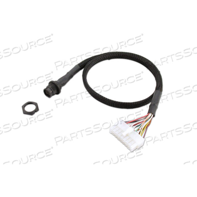 Replaces Midmark Corp. 002-1110-01CONNECTION PORT HARNESS, 18 CONDUCTOR CABLE, BLACK BRAIDED SLEEVE, 26 IN