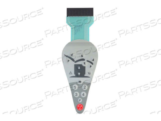 Replaces Midmark Corp. 015-1765-00MEMBRANE PANEL, ADHESIVE BACKING