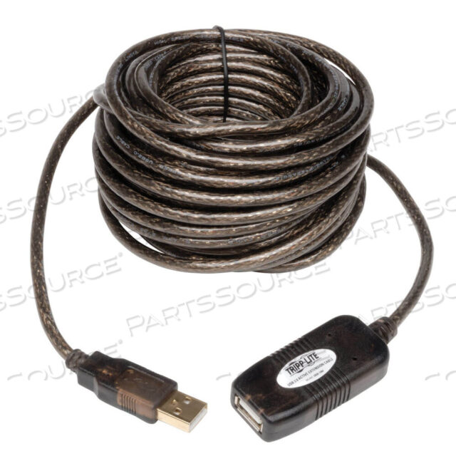 OEM#: U026-016USB 2.0 ACTIVE EXTENSION CABLE, A TO A (M/F), 16 FT, BLACK by Tripp Lite