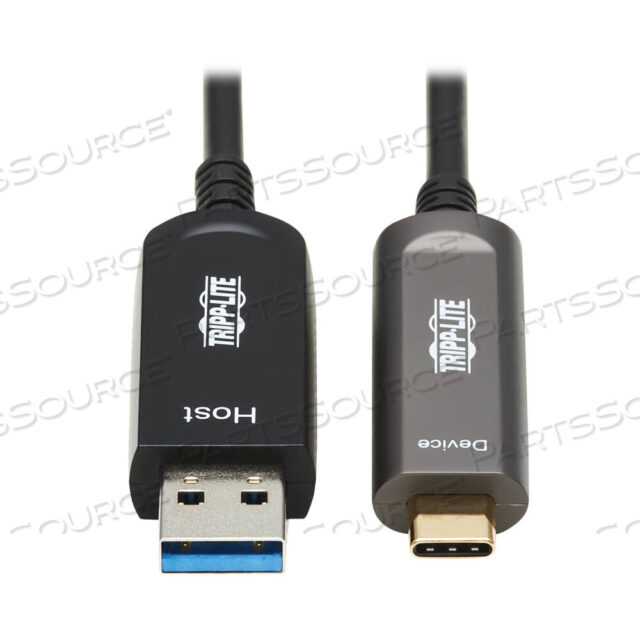 OEM#: U428F-10M-D3USB-A TO USB C FIBER ACTIVE OPTICAL CABLE USB 3.2 GEN 2 M/M 10M by Tripp Lite
