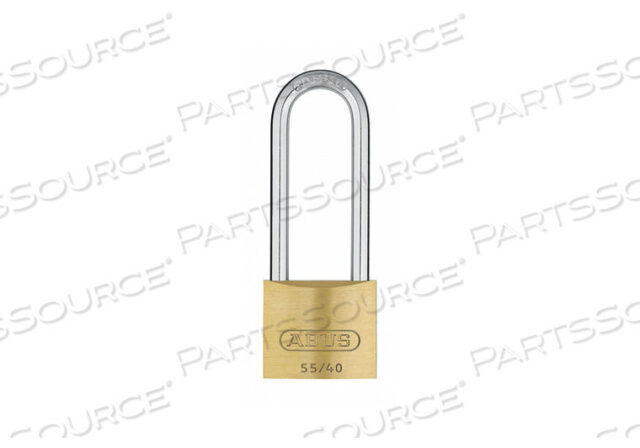 OEM#: 55HB/40-63 KDKEYED PADLOCK 53/64 IN RECTANGLE GOLD by Abus