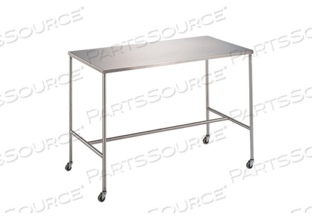 OEM#: 01278450007845SS SAWYER INSTRUMENT TABLE WITH H-BRACE, 48L X 24W X 34H by Blickman