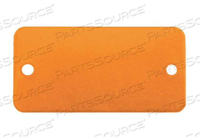 OEM#: 43039BLANK TAG RECTANGLE ORANGE PK5 by C.H. Hanson