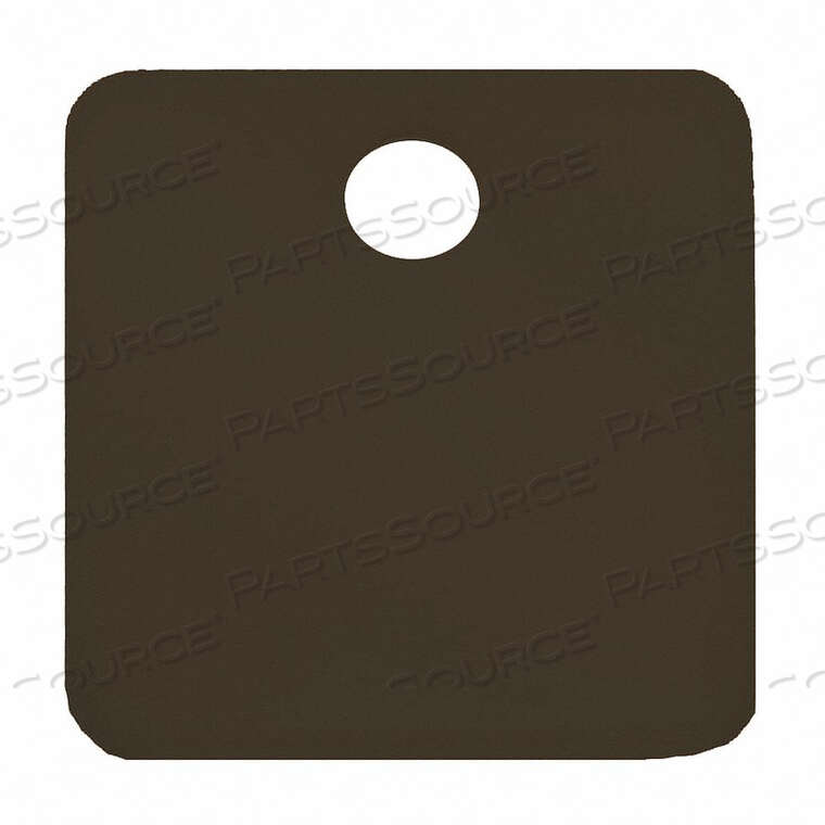 OEM#: 43025BLANK TAG SQUARE BLACK PK5 by C.H. Hanson