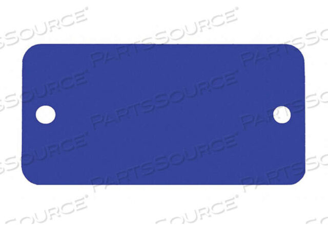 OEM#: 43036BLANK TAG RECTANGLE BLUE PK5 by C.H. Hanson