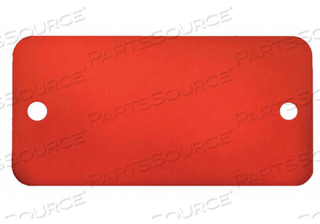 OEM#: 43043BLANK TAG RECTANGLE RED PK5 by C.H. Hanson