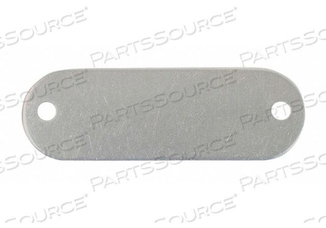 OEM#: 43109BLANK TAG RECTANGLE STEEL PK10 by C.H. Hanson