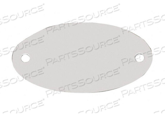 OEM#: 43121BLANK TAG OVAL STEEL PK10 by C.H. Hanson