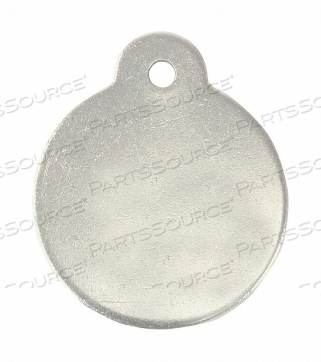 OEM#: 43193BLANK TAG ROUND STEEL PK10 by C.H. Hanson