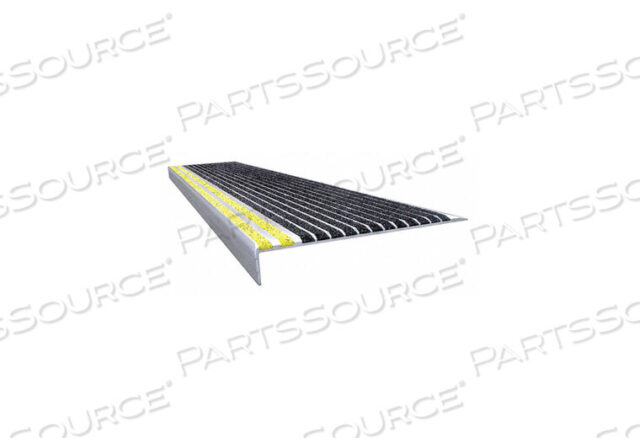 OEM#: 511BY4STAIR TREAD BLK/YLW 48 W EXTRUDED ALUM by Wooster