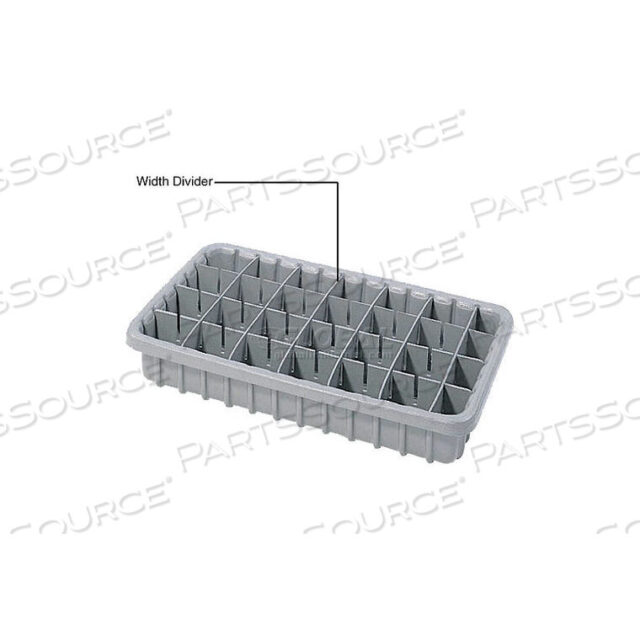OEM#: 50P0016047LENGTH DIVIDER FOR DIVIDABLE NESTING BOX 50P1805050, 50P1811050, GRAY by Cr Daniels | Dandux