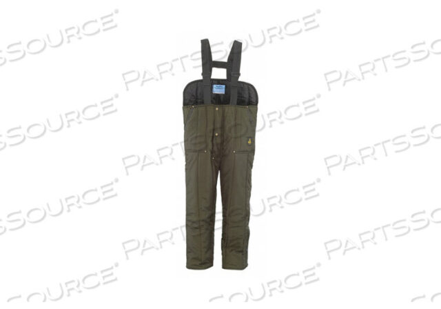 OEM#: 0345TSAGLARIRON TUFF LOW BIB OVERALL TALL, SAGE - LARGE by RefrigiWear