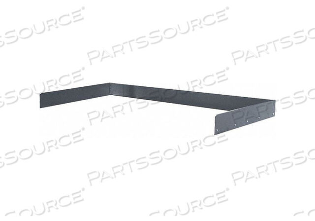 OEM#: HWB-BES-4830MEBACK/END STOP 48INW X 30IND X 6INH BLK by Hallowell