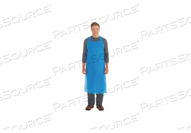 OEM#: 56-230DISPOSABLE APRON BLUE 55 IN L PK100 by Ansell Healthcare