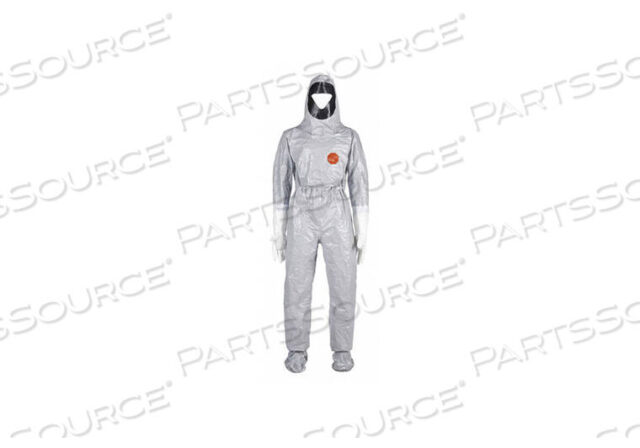 OEM#: TF611TGY4X000111HOODED COVERALL LIQUID TIGHT 4XL by DuPont