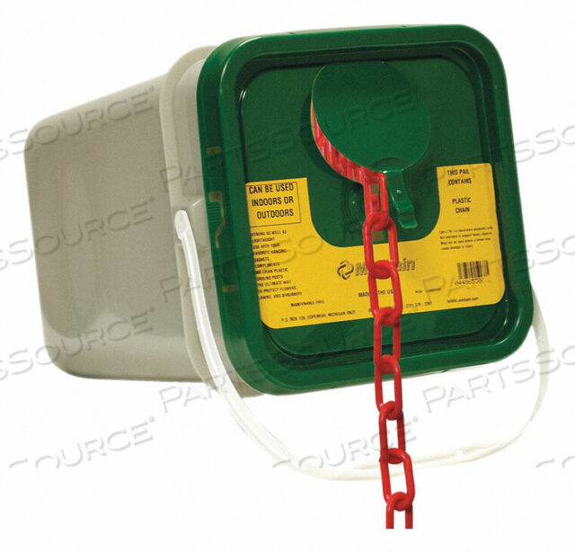 OEM#: 51005-PPLASTIC CHAIN POLYETHYLENE RED 120 FT. by Mr. Chain