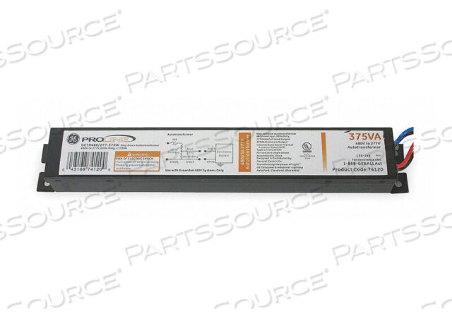 OEM#: GETR480/277-375WAUTOTRANSFORMER 480/277V 375VA by General Electric Company