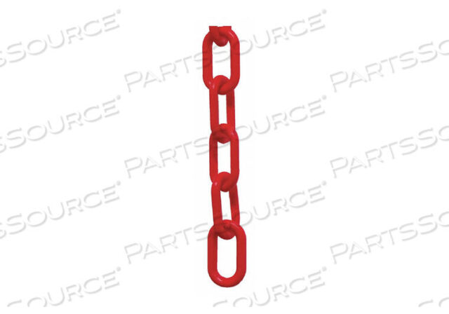 OEM#: 51005-252 HEAVY DUTY PLASTIC CHAIN, 25 FEET, RED by Mr. Chain