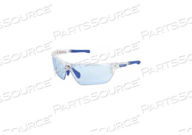 OEM#: DM1323PFSAFETY GLASS LIGHT BLUE LENS HALF-FRAME by MCR Safety