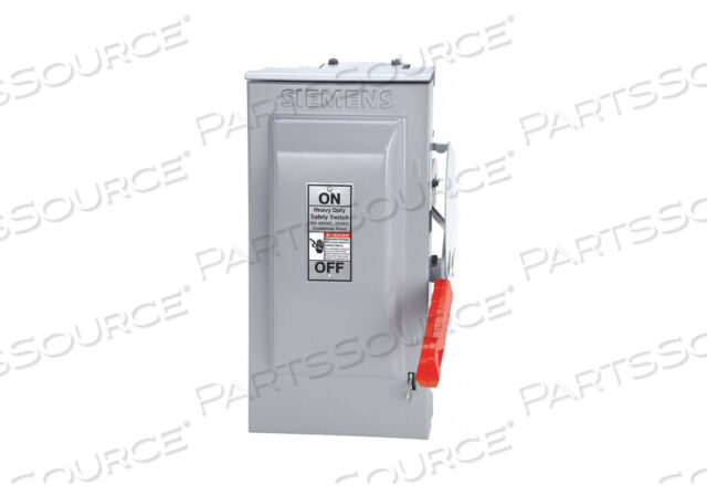 OEM#: HF361RSAFETY SWITCH 600VAC 3PST 30 AMPS AC by Siemens