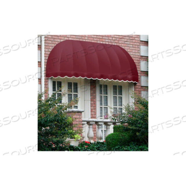 WINDOW/ENTRY AWNING 8 4-1/2W X 3D X 3 8H BURGUNDY