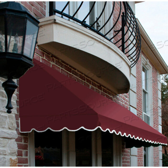 WINDOW/ENTRY AWNING 10-3/8W X 3-11/16H X 2D BURGUNDY