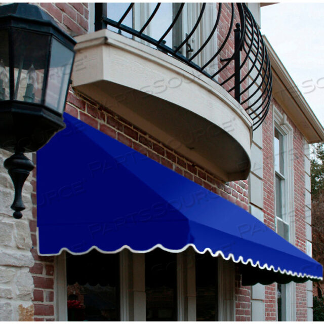 WINDOW/ENTRY AWNING 10-3/8W X 3-11/16H X 2D BRIGHT BLUE