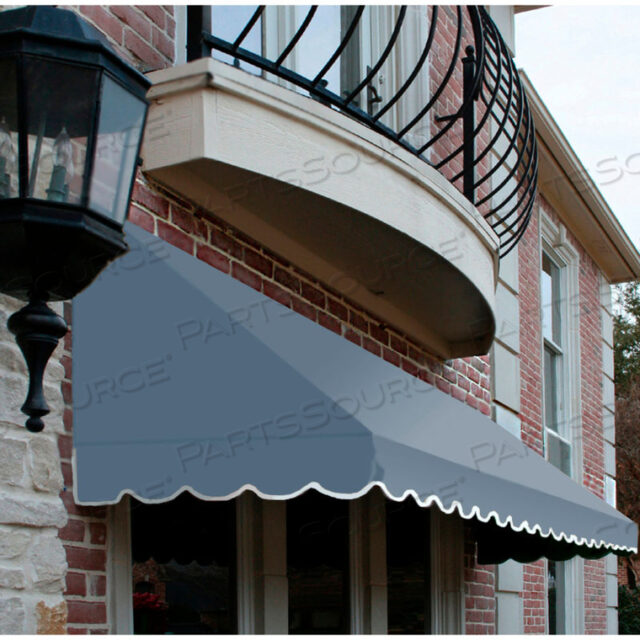 WINDOW/ENTRY AWNING 10-3/8W X 3-11/16H X 2D DUSTY BLUE