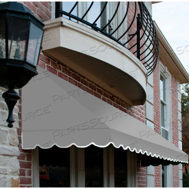 WINDOW/ENTRY AWNING 10-3/8W X 3-11/16H X 2D GRAY