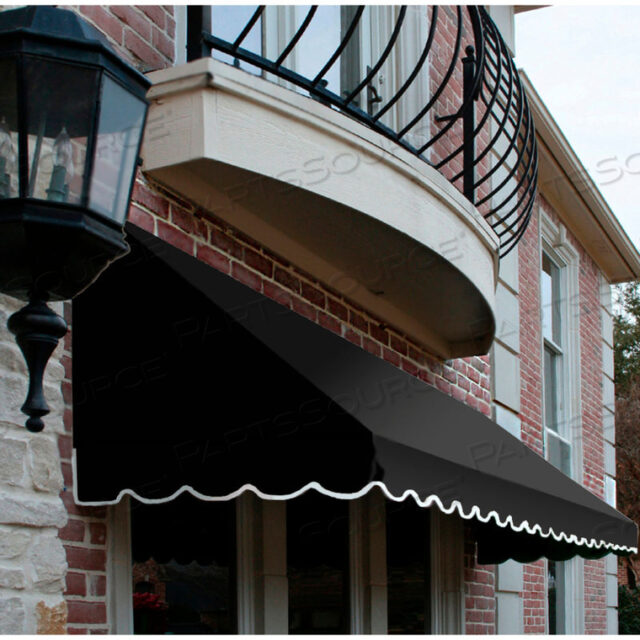 WINDOW/ENTRY AWNING 10-3/8W X 3-11/16H X 2D BLACK