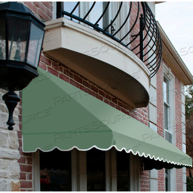 WINDOW/ENTRY AWNING 10-3/8W X 3-11/16H X 2D SAGE