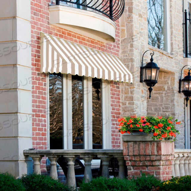 WINDOW/ENTRY AWNING 3 4 -1/2W X 4D X 3 8H LINEN/WHITE