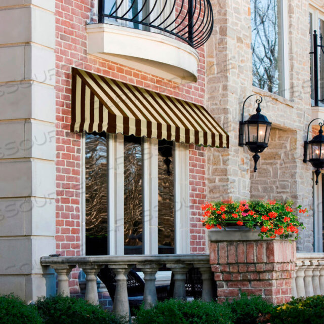 WINDOW/ENTRY AWNING 3 4 -1/2W X 4D X 4 8H BROWN/TAN