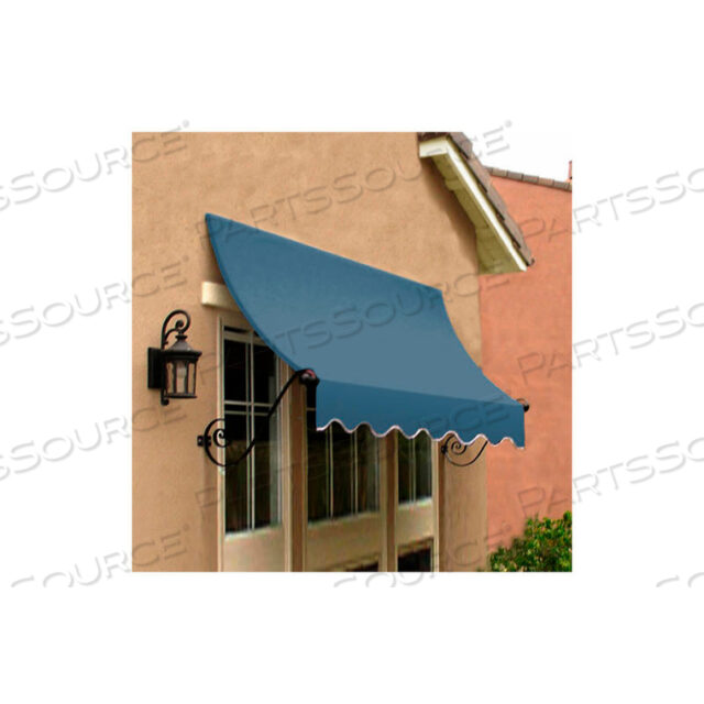 WINDOW/ENTRY AWNING 3-3/8W X 2-9/16H X 2D DUSTY BLUE