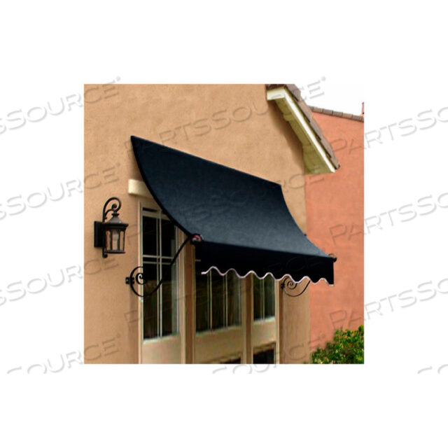 WINDOW/ENTRY AWNING 3-3/8W X 2-9/16H X 2D BLACK