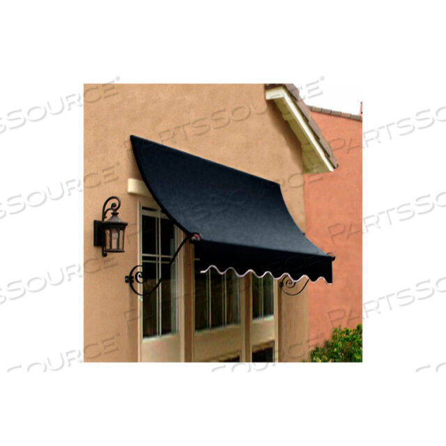 WINDOW/ENTRY AWNING BLACK 10-3/8W X 3D X 3-11/16H