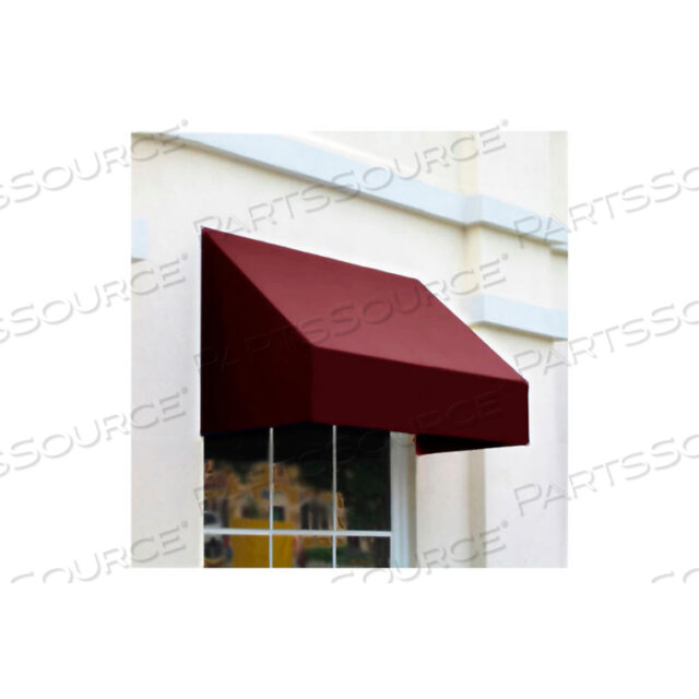 WINDOW/ENTRY AWNING 3-3/8W X 3-11/16H X 2D BURGUNDY