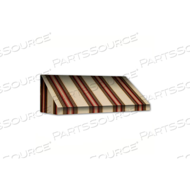 WINDOW/ENTRY AWNING 3-3/8W X 3-11/16H X 2D BROWN/TERRA COTTA