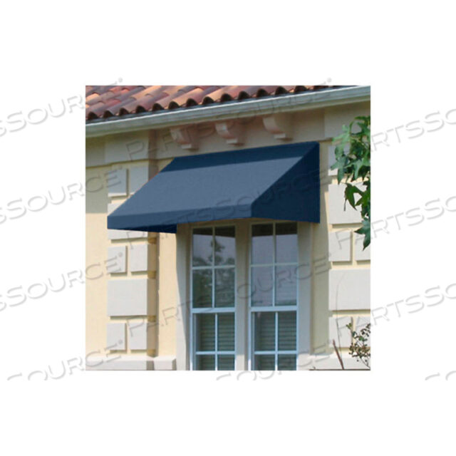WINDOW/ENTRY AWNING 3-3/8W X 3-11/16H X 2D DUSTY BLUE