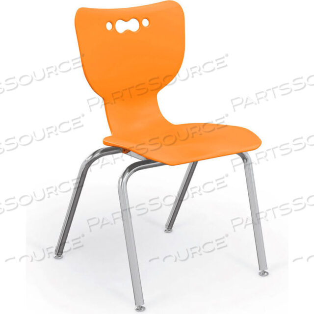 OEM#: 53318-5-ORANGEHIERARCHY 18 PLASTIC CLASSROOM CHAIR - SET OF 5 - ORANGE by Balt