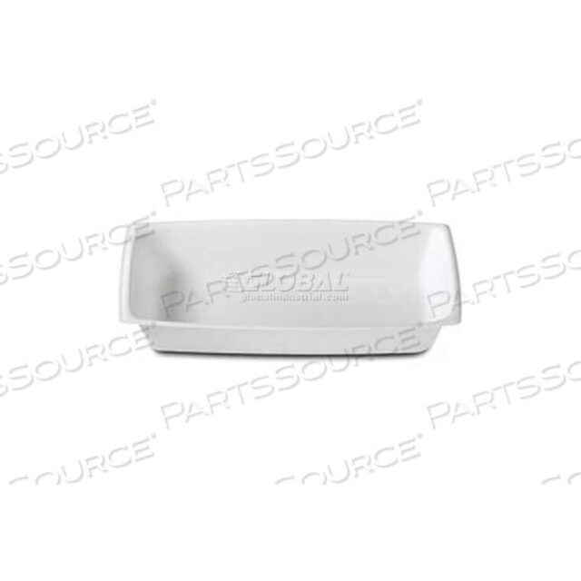 OEM#: DXHH8DINEX - RECT. ENTREE, ONE COMPARTMENT, 12 OZ. 1000/CS, WHITE by Carlisle