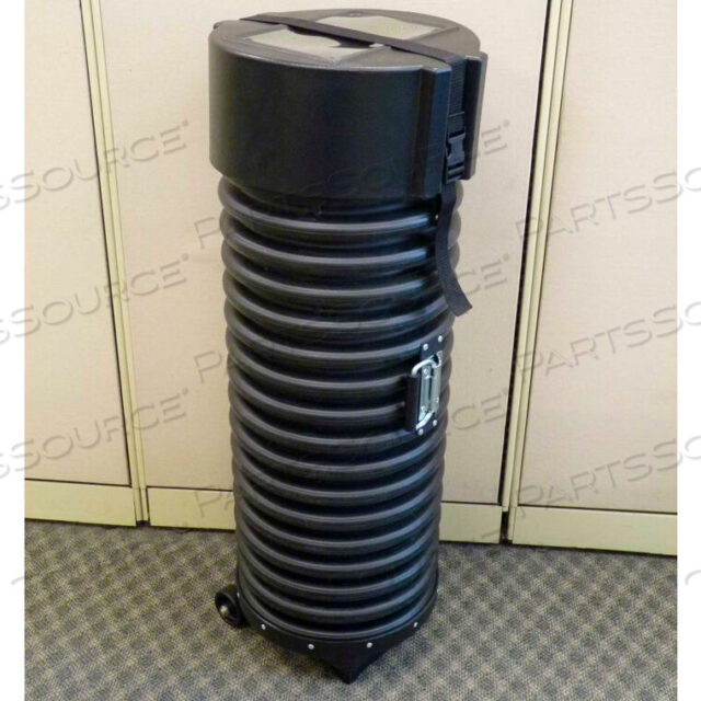 OEM#: 515-1550-WW515 TANK HEAVY DUTY SHIPPING CASE-TUBE WITH WHEELS - 17L X 17W X 55H, BLK by Case Design Corporation