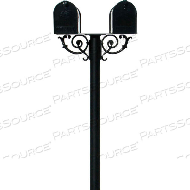 OEM#: HPWS2-000-E1THE HANFORD TWIN POST (WITH SUPPORT BRACE) NO BASE & E1 ECONOMY MAILBOX by Qualarc