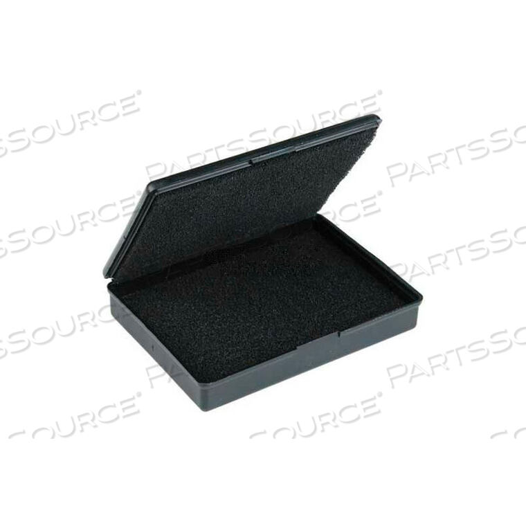OEM#: 57006PROTEKTIVE PAK CONDUCTIVE HINGED BOXES W/FOAM, 4-3/8L X 3-3/8W X 7/10H by Desco