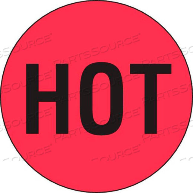 OEM#: DL1730HOT 2 - FLUORESCENT RED / BLACK by Decker Tape Products