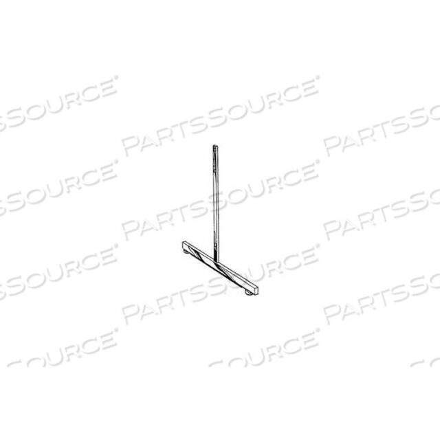 OEM#: GL24/WRECTANGULAR TUBING LEG FOR GRID PANEL - SEMI-GLOSS WHITE by Econoco