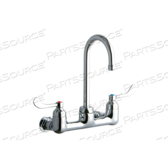 OEM#: LK940GN05T4HFAUCET WALL MT 5 SPOUT 4 HANDLE by Elkay