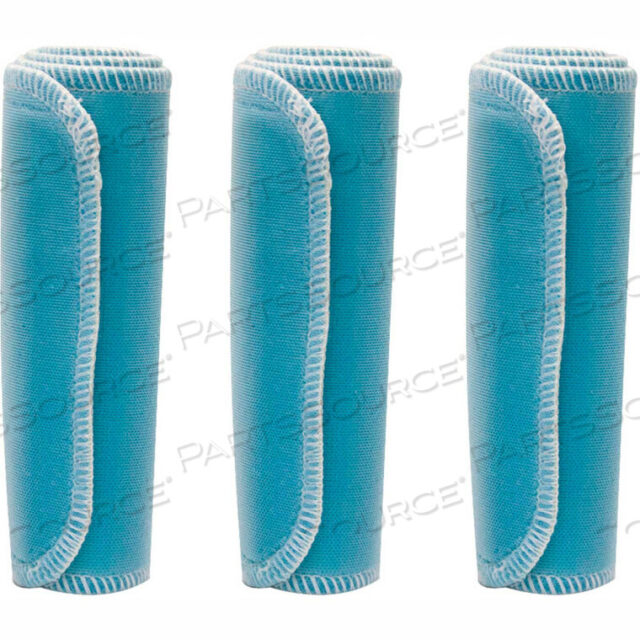 OEM#: 00-1214NYLATEX WRAPS, 6 X 18, BLUE, PACKAGE OF 3 by Fabrication Enterprises