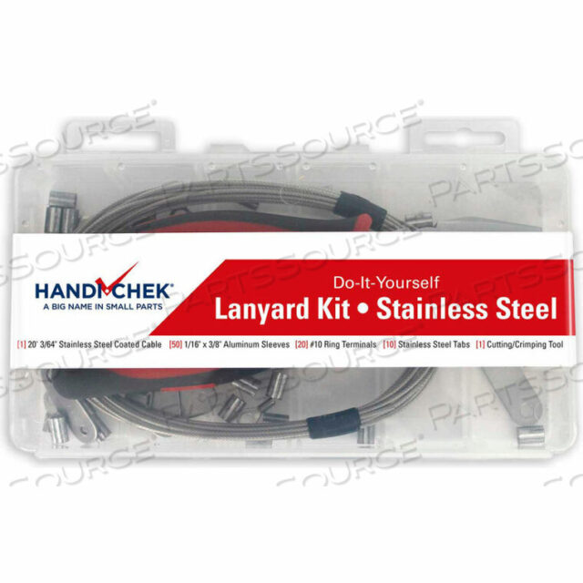 OEM#: DISP-LANYARDSSLANYARD DO IT YOURSELF KIT STAINLESS STEEL by Flint Hills Trading